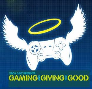 Gaming and Giving for Good (logo mashup)